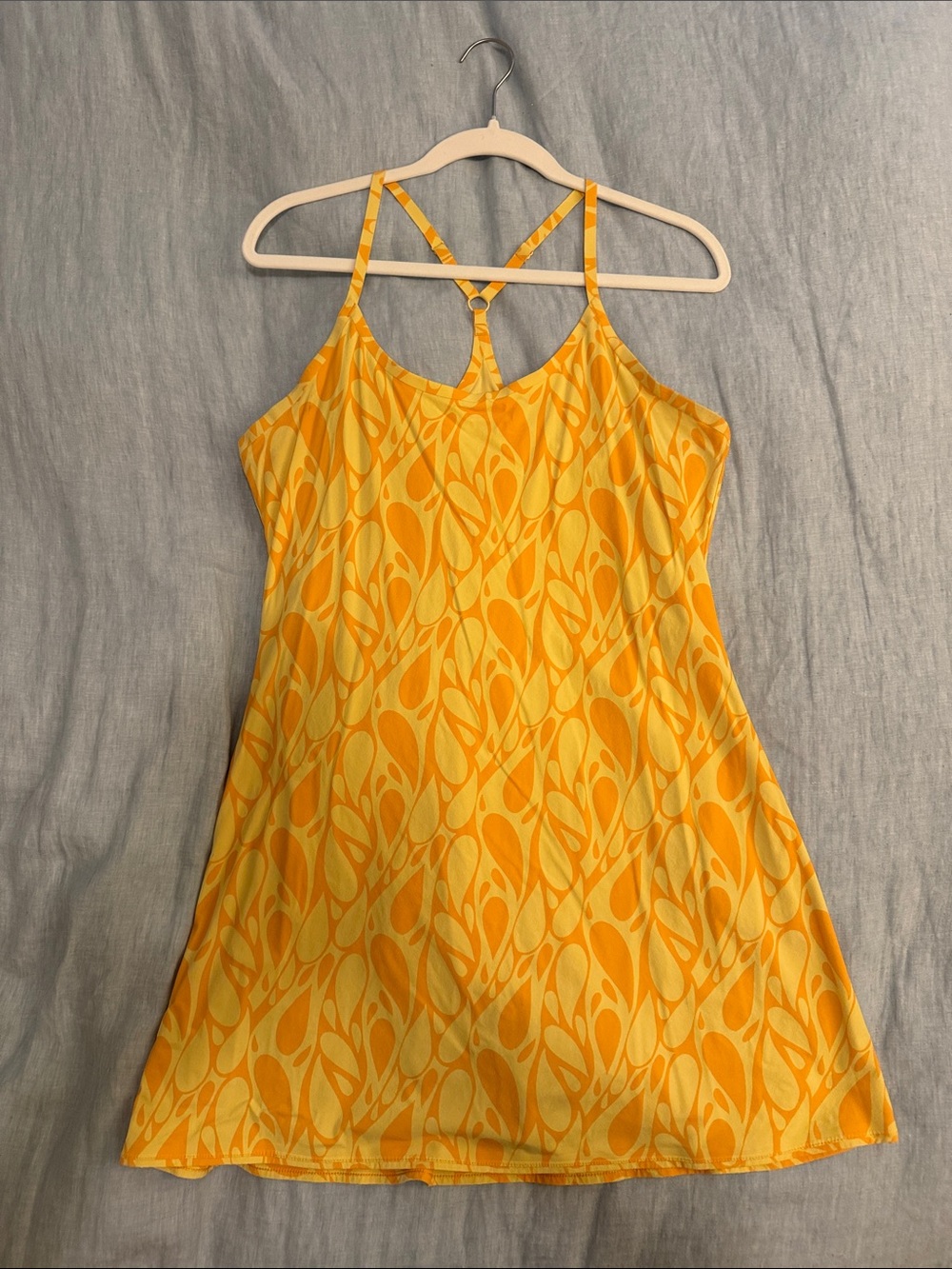 Outdoor Voice Yellow and Orange Dress